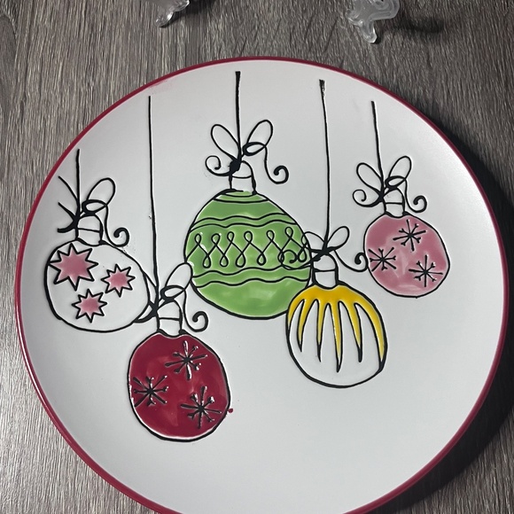 Spectrum Designz Ornament Decorative 8in Plate 2018 W/ Easel Christmas Decor - Picture 8 of 8
